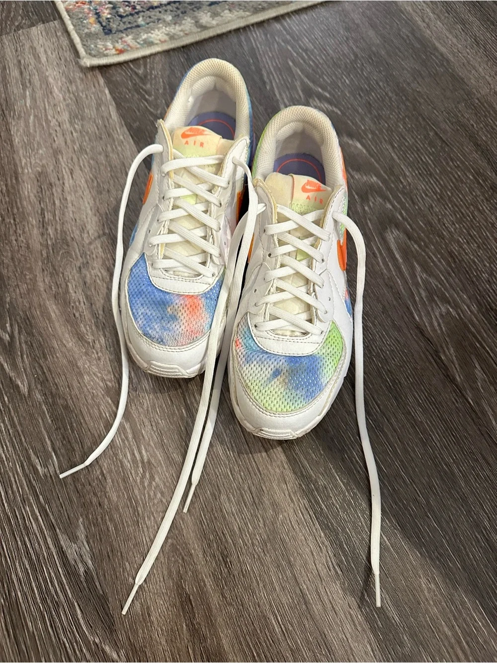 Nike Air Max Excee Purple Pulse Tie Dye Multicolor Sneakers Size 6.5